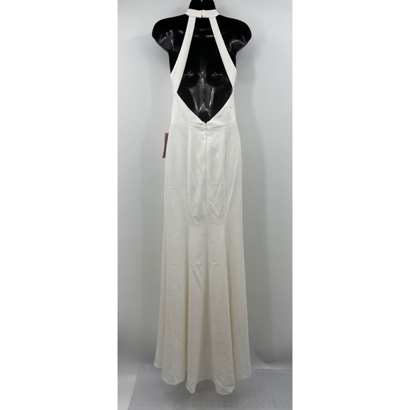 BHLDN Montreal Crepe Halter Dress Flaw - Picture 3 of 12